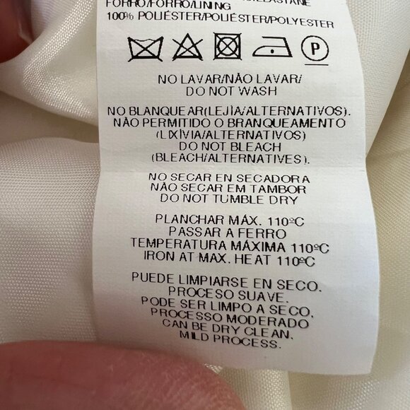 Tintoretto Womens Ivory Gray Sleeveless Mock Neck Mini Dress size Small - Picture 14 of 15